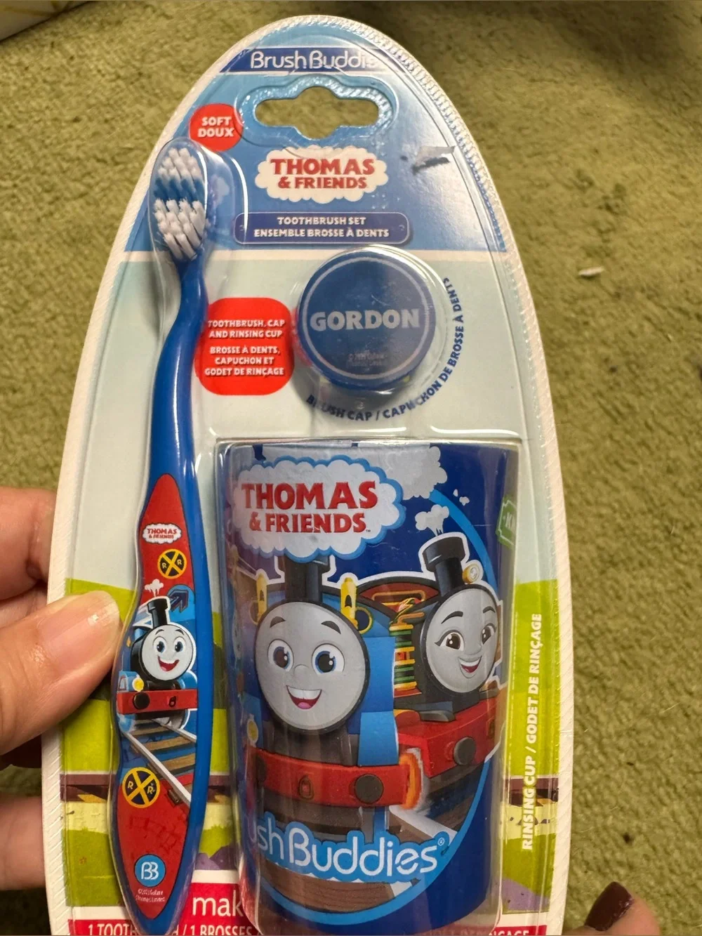 Thomas & Friends toothbrush set - Gordon